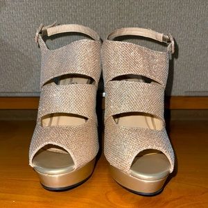 De Blossom Collection Champagne Heels